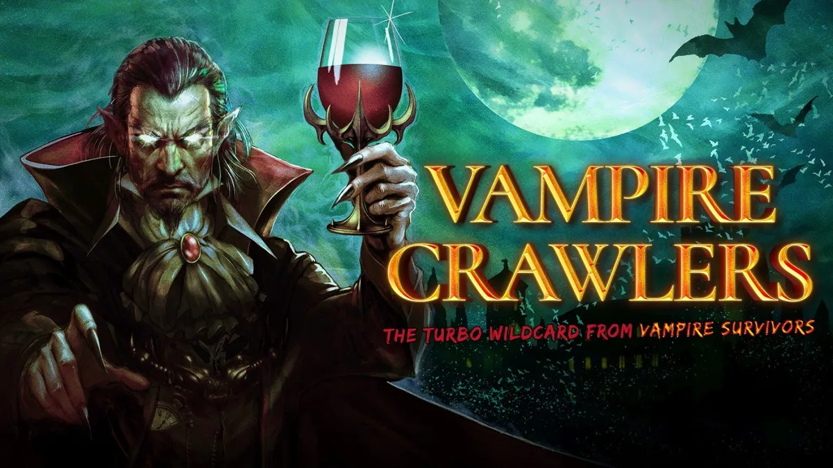 Carátula de Vampire Crawlers: The Turbo Wildcard from Vampire Survivors