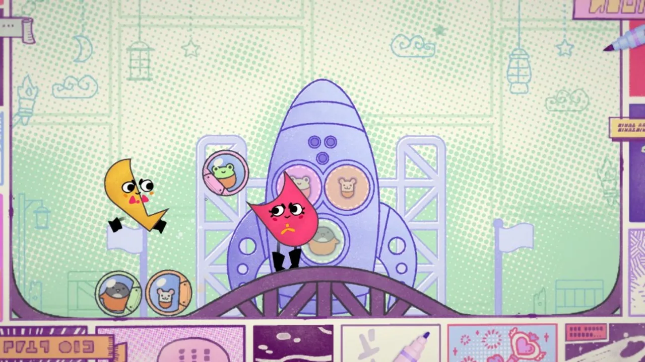 Captura oficial de Snipperclips – ¡A recortar en compañía!