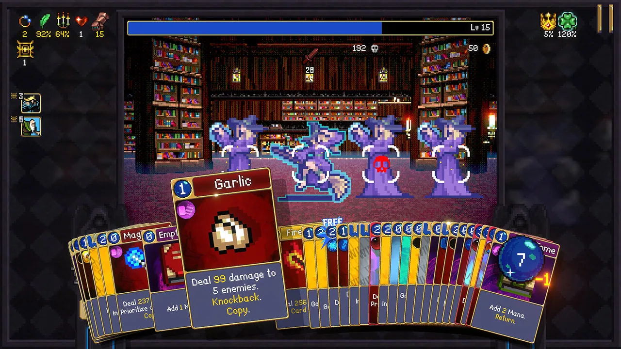 Imagen oficial de Vampire Crawlers: The Turbo Wildcard from Vampire Survivors (3)