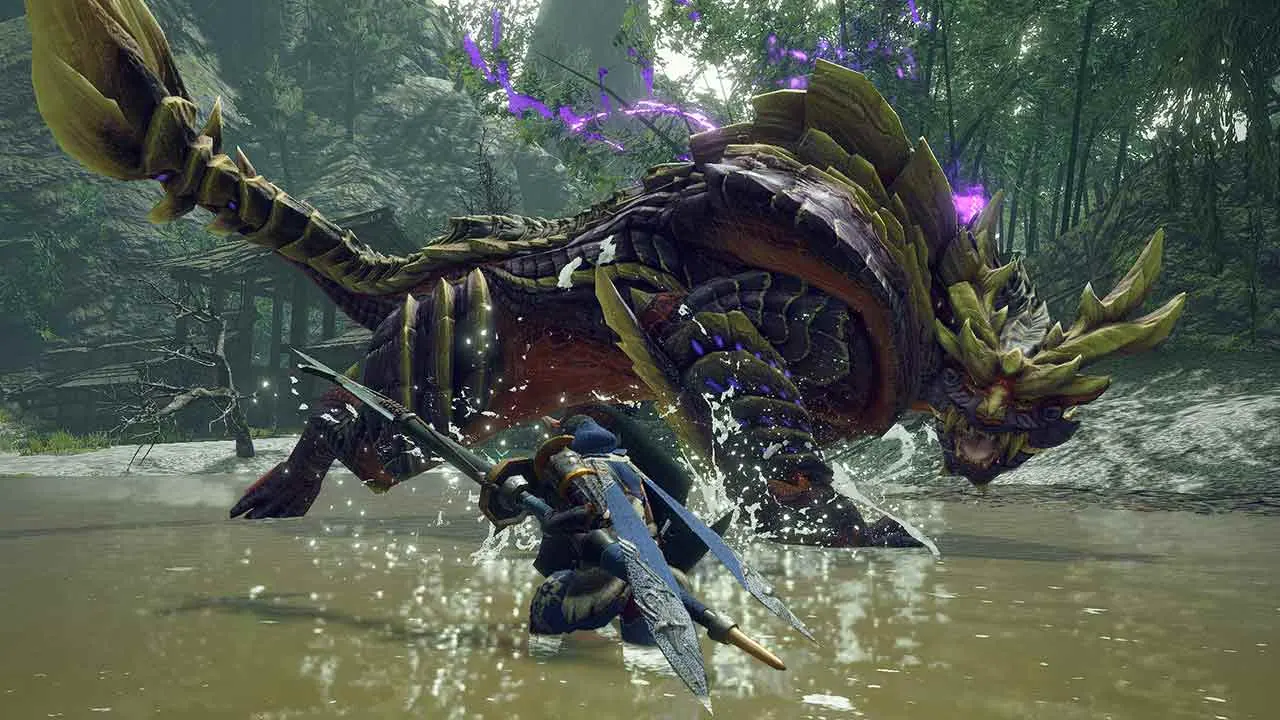 Imagen oficial de MONSTER HUNTER RISE