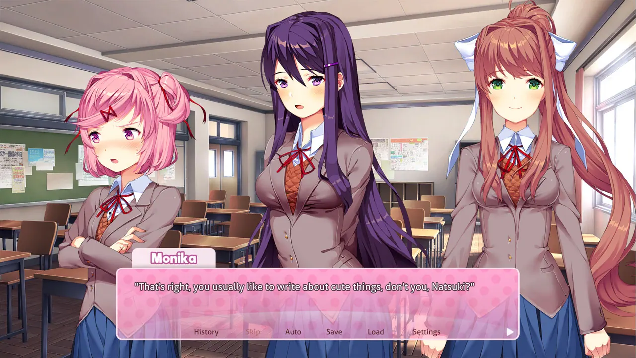 Imagen oficial de Doki Doki Literature Club Plus!
