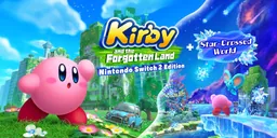 Carátula de Kirby and the Forgotten Land – Nintendo Switch 2 Edition + Star-Crossed World